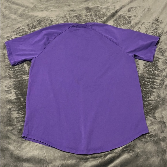 Nike Shirt Block Futura Logo Short Sleeve Curved hem Men’s Size Large - Picture 7 of 9